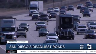 San Diego freeways rank among deadliest in California