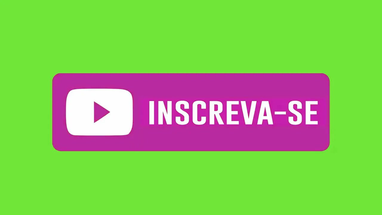 Chroma key botão inscreva-se green screen