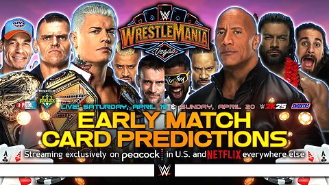 WWE WrestleMania 41 - Early Card [v4]