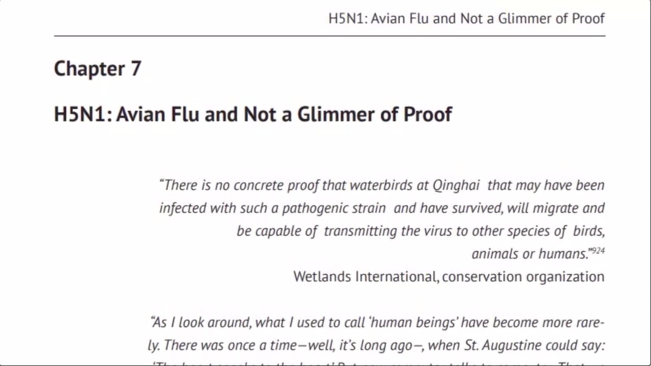 Fictional Flu Virus Excuse For Taking Away Your Chickens