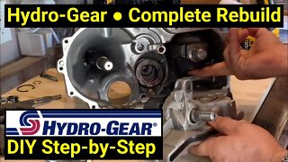 Rebuild Hydro Gear Mower Transmission ✅ ● ZT3100 ZT2800 ZT3400 ● Zero Turn Lawn Tractor