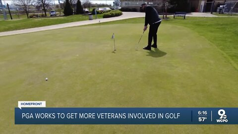 PGA swinging an effort to get more veterans involved in golf