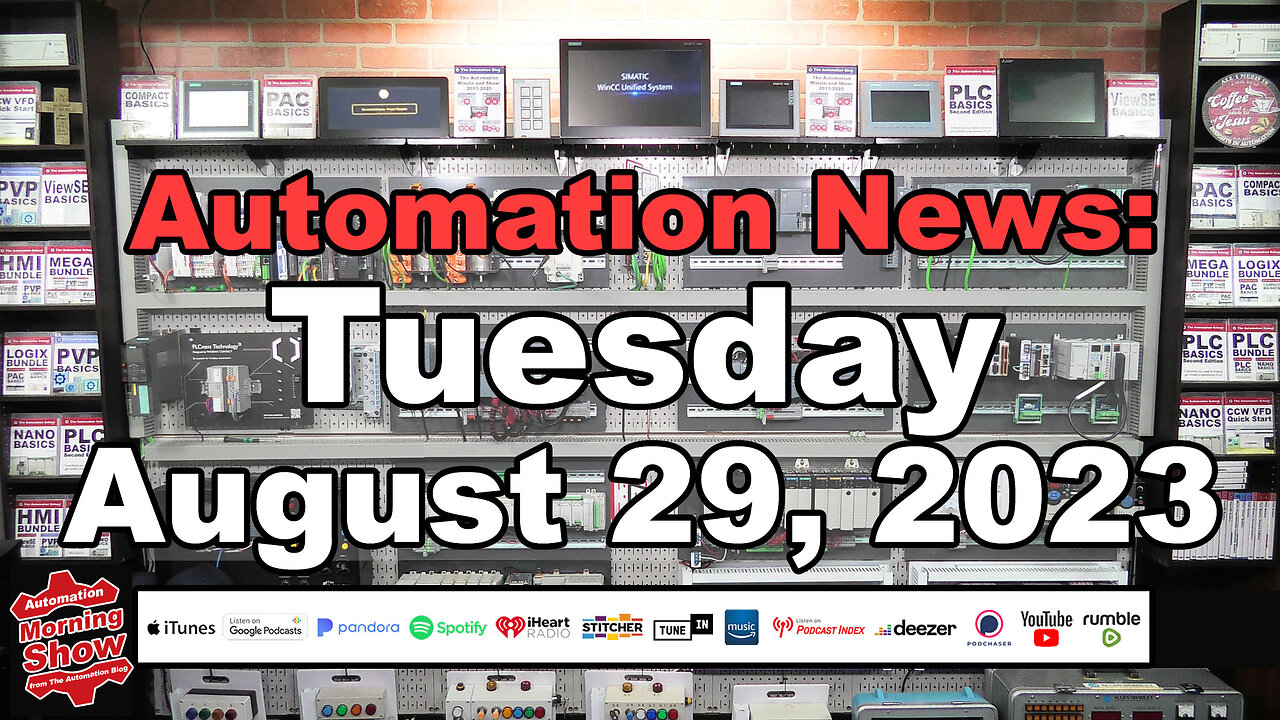 August 29 News: Vision, IP69K IPC, Wireless IO-Link, SoftPLCs, RFID, Cobot Ai, AMRs, Passkeys & more