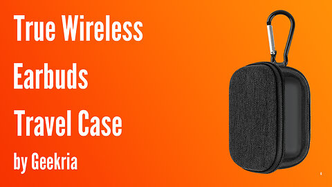 True Wireless On-Ear Headphones Travel Case, Hard Shell Headset Carrying Case | Geekria