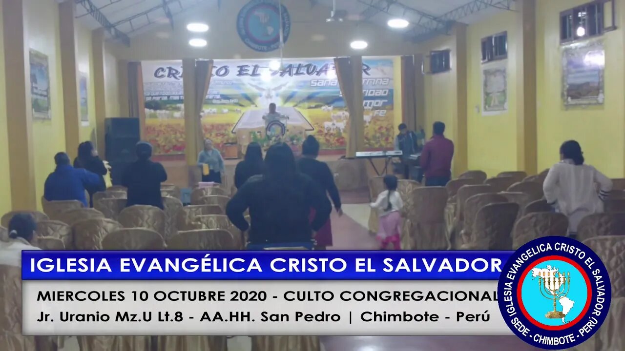 MIERCOLES 10 OCTUBRE 2020 - CULTO CONGREGACIONAL