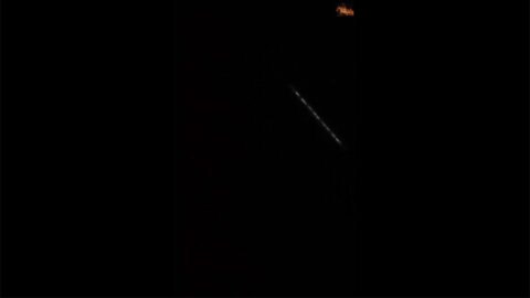 UFO or Space X over Prince George releasing StarLink