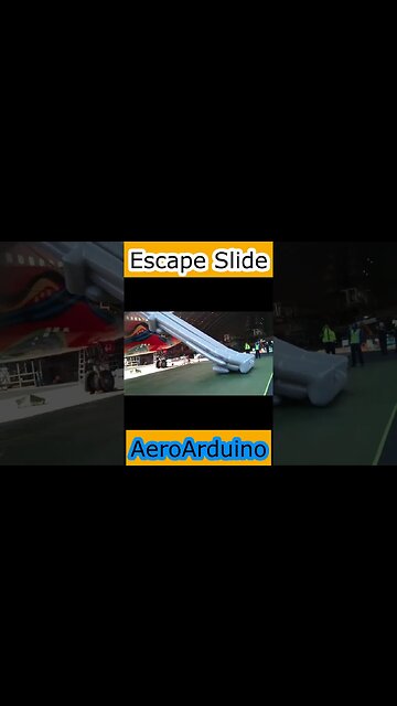 Watch Funny Qantas #B747 Escape Slide Shooting #Aviation #Flying #AeroArduino