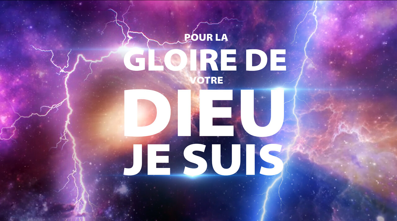 Pour La Gloire, La Puissance et L'Honneur de votre DIEU "JE SUIS"