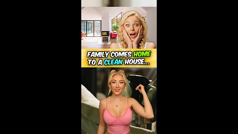 Family Comes Home to Clean a House!