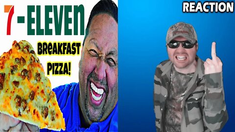 7-Eleven's New Breakfast Pizza Review! (JoeysWorldTour) REACTION!!! (BBT)