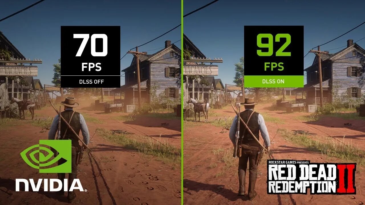 Red Dead Redemption 2 with NVIDIA DLSS - Train Heist - GeForce Community Showcase