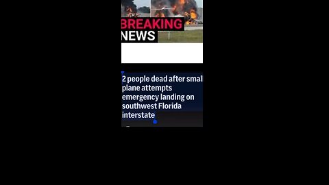 2 dead after plane crashes into car on interstate I75 in Naples Fla