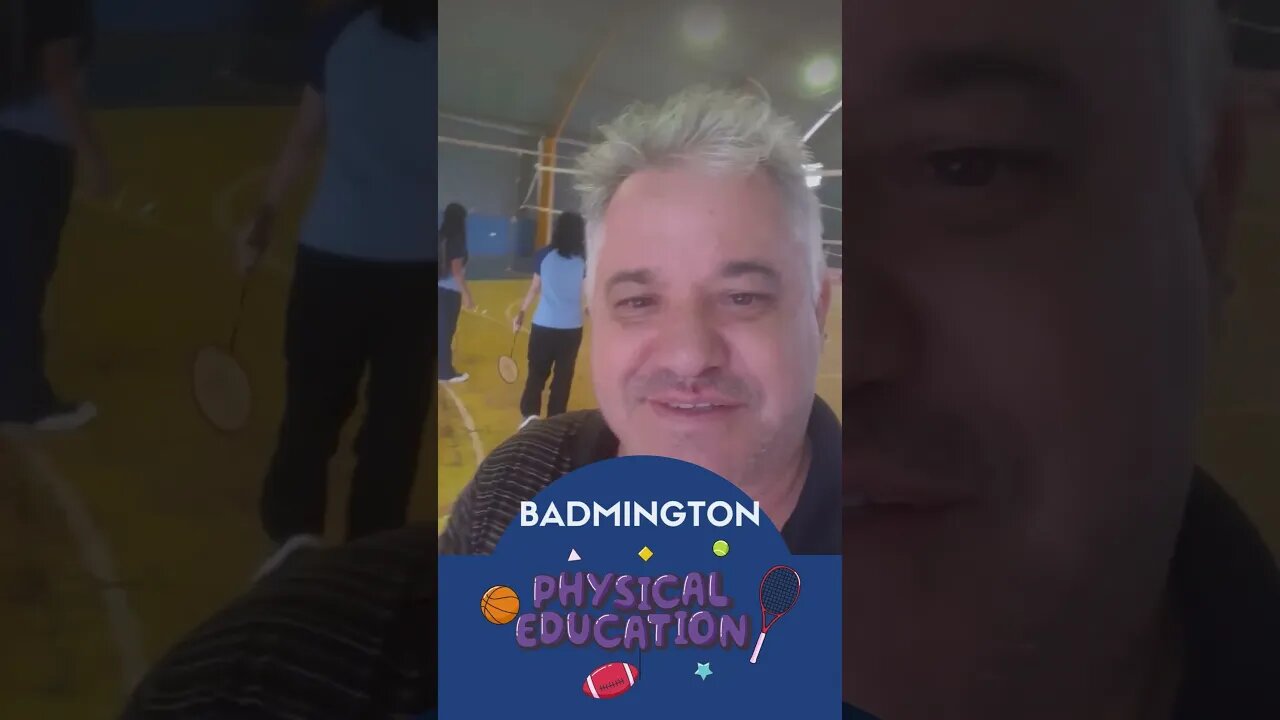 Badmington na Educação Física #shorts