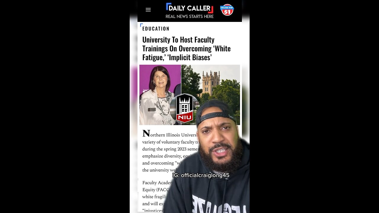 University Holds Training To Overcome ‘White Fatigue’ 🤦🏻♂️🤯