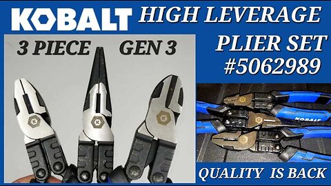 Kobalt Tools Next Gen High Leverage aplier Set