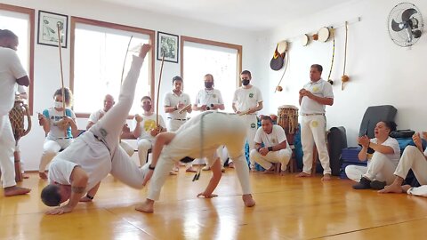 Cordão azul e Formatura - Capoeira de Valor Mestre Cícero 2021