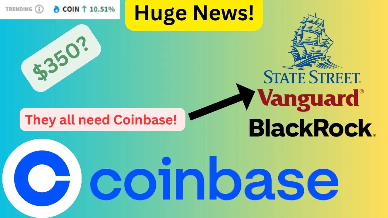 HUGE Coinbase News, MASSIVE upside ahead!