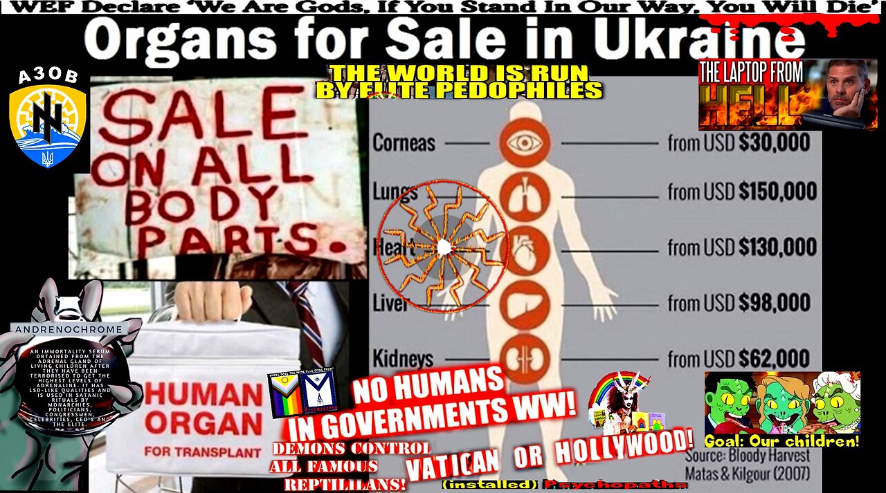 Gene Decode - Ukraine's Evil Secrets: organ harvesting, human- child trafficking, biolabs
