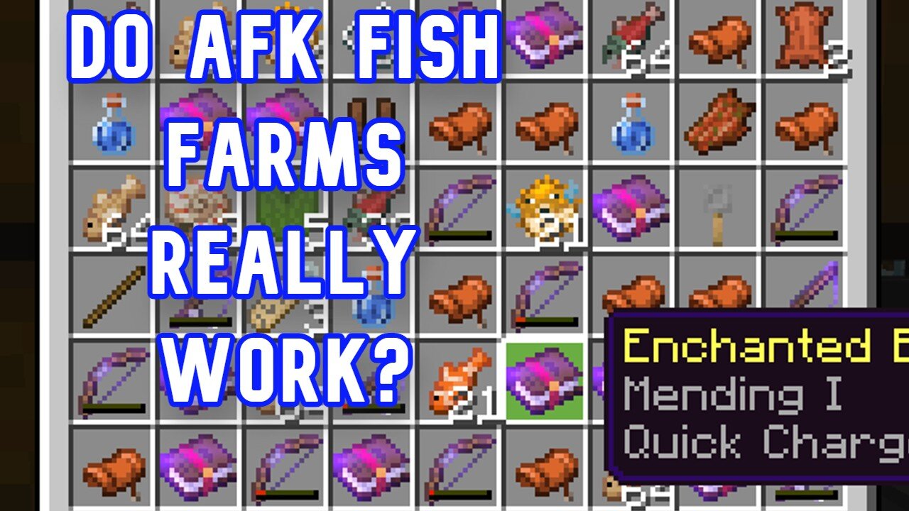 Do Traditional AFK Fish farms work in Bedrock 1.19?