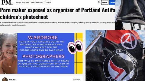 Porn maker exposed as organizer of Portland Antifa children's photoshoot