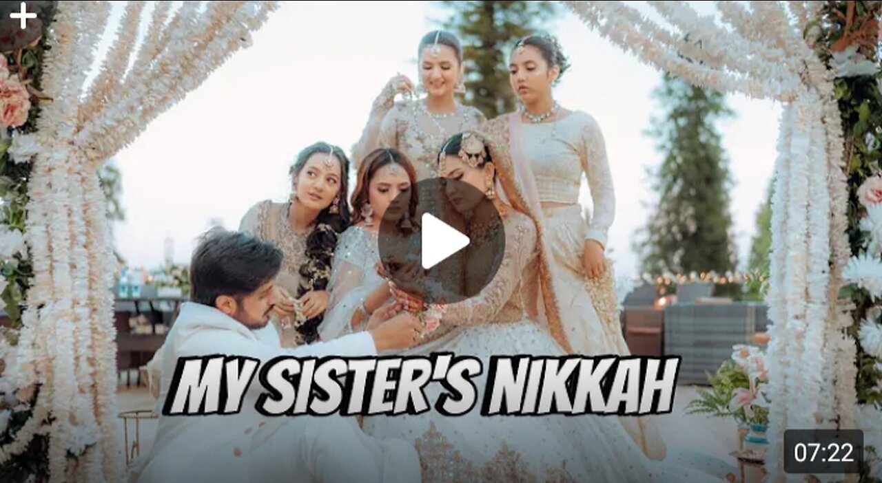 My Sister's Nikkah l Iqra Faisal
