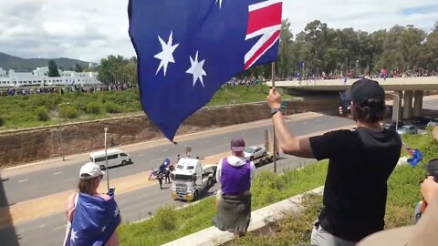 Freedom parade Canberra