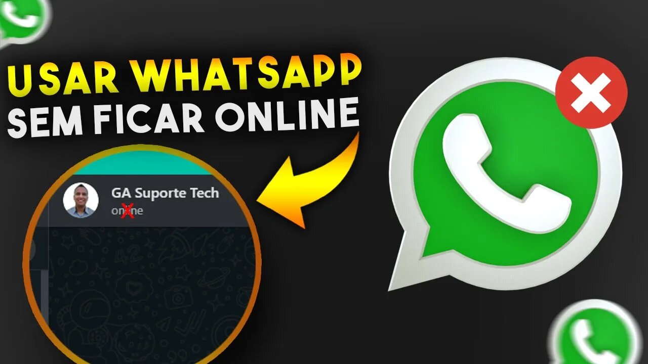 Como NÃO APARECER STATUS ONLINE enquanto você usa WHATSAPP WEB