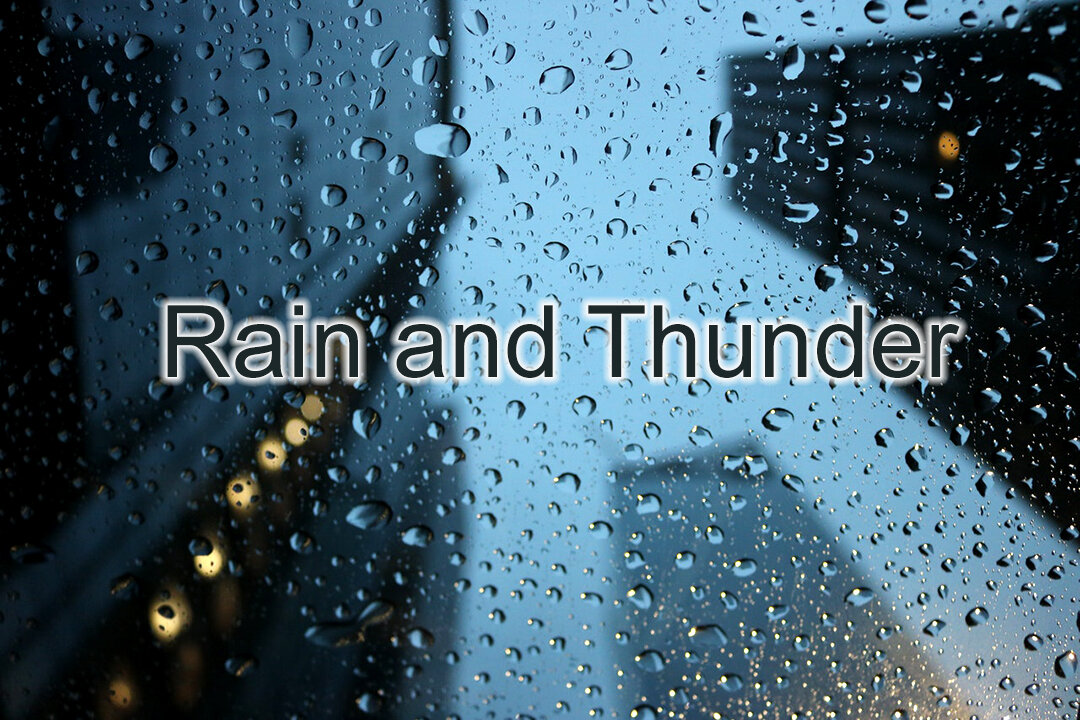 1 Hour of Relaxing Rain and Thunder for Sleep, Mood Enhancement and Stress Relief