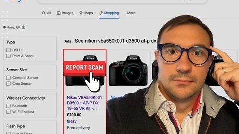 Truffa: Macchine fotografiche a prezzo scontato su Google