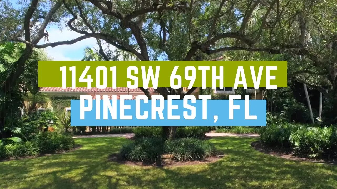 11401 SW 69th Ave, Pinecrest, FL 33156