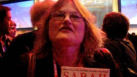 Darline a fan of Sarah Palin at CPAC 2012