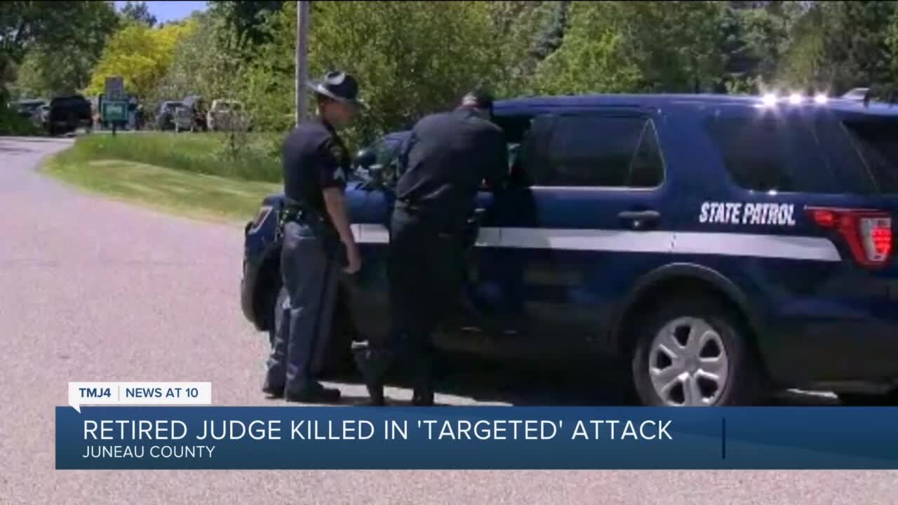 Retired judge killed in 'targeted attack' in Juneau County