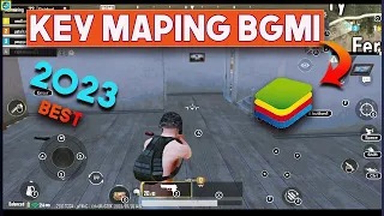 KEY MAPPING BGMI IN BLUESTACKS\ BEST BGMI KEY MAPPING IN BLUESTACKS