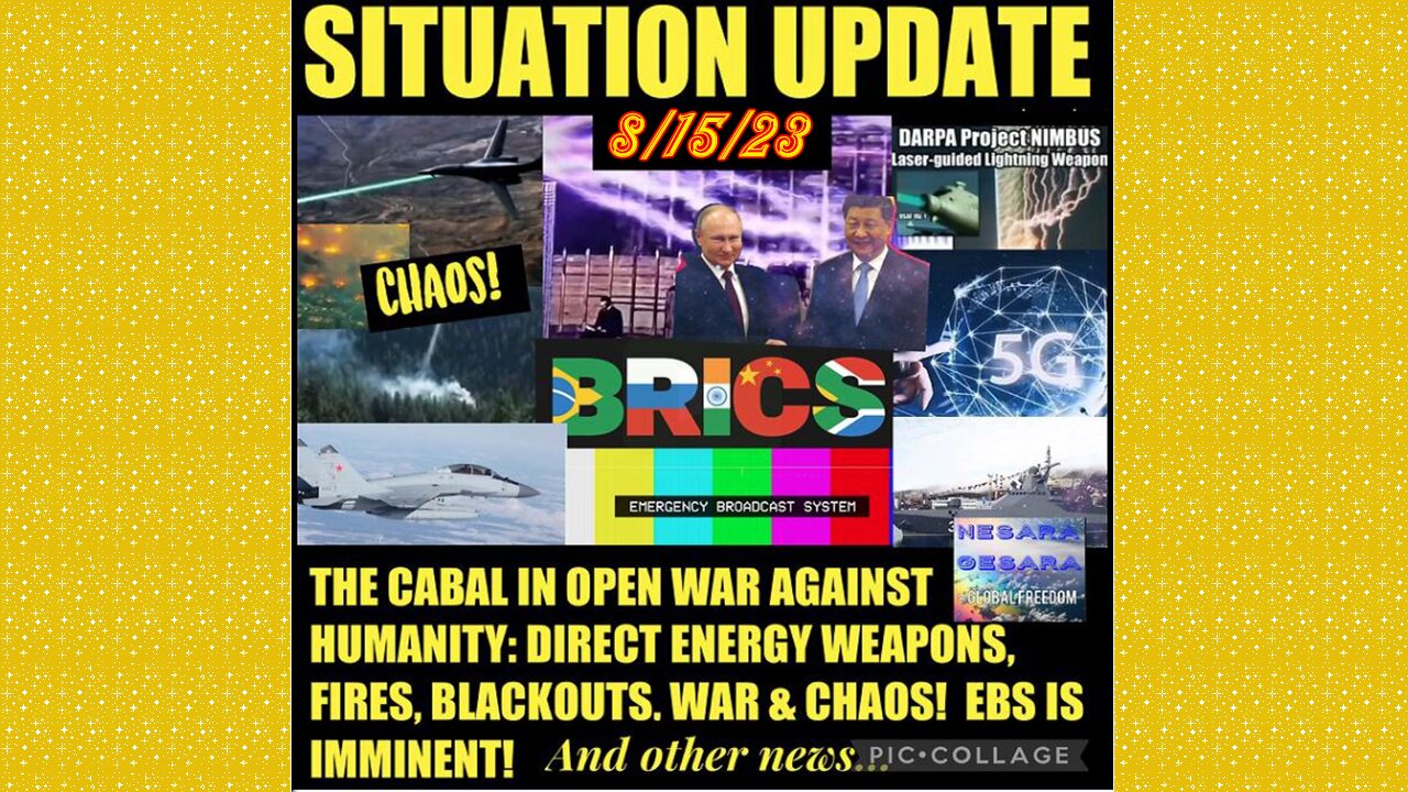 SITUATION UPDATE 8/15/23 - Trump E.O. 13818, Obama Pedophile Ring Out Of White House, Election Fraud