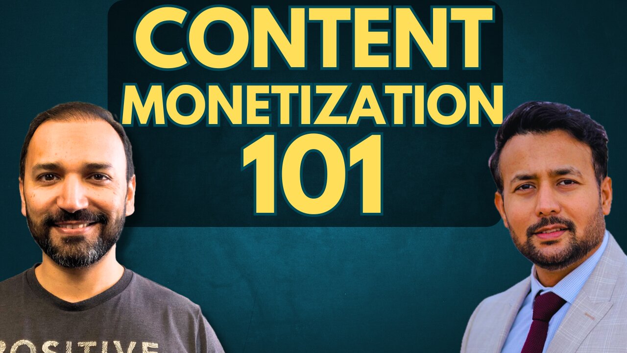 How To Monetize Any Content in 2024 | Yasin Nizami & Mudassir Ahmed