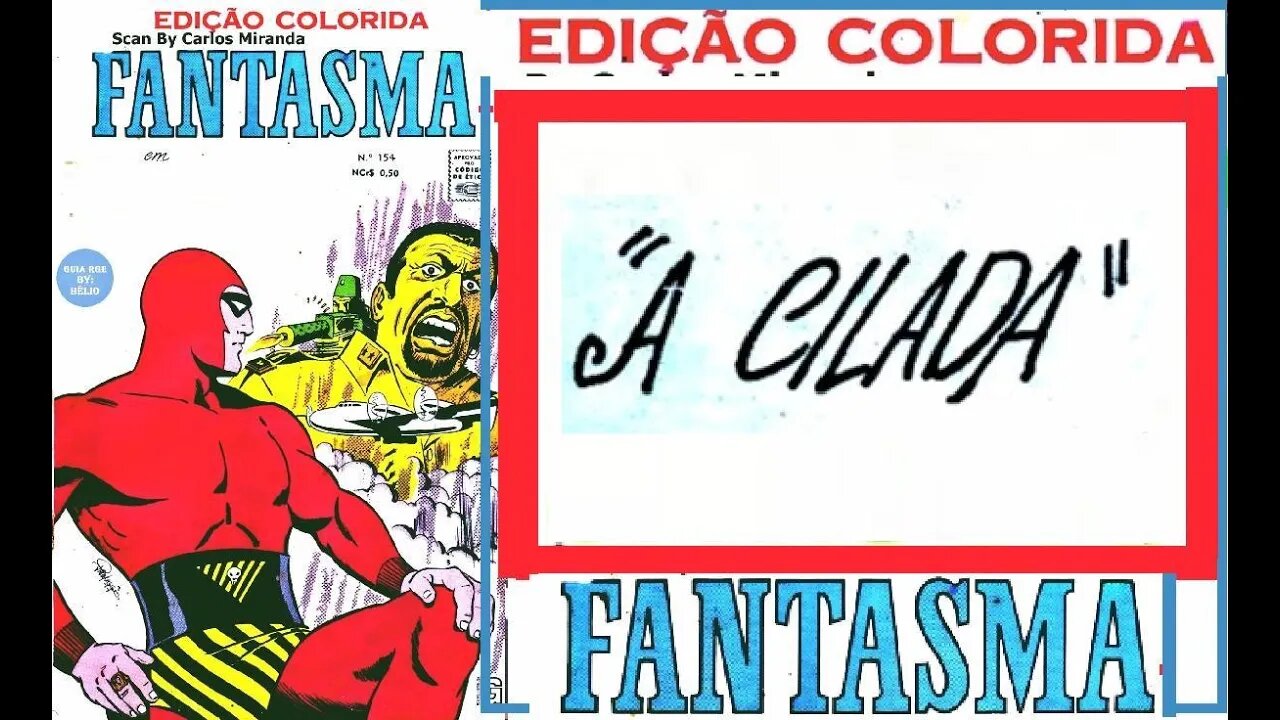 O FANTASMA 154 EM A CILADA #comics #gibi #quadrinhos #historieta #fumetti