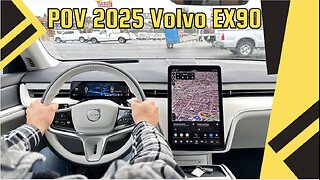 POV 2025 Volvo EX90 Ultra. How it drives?