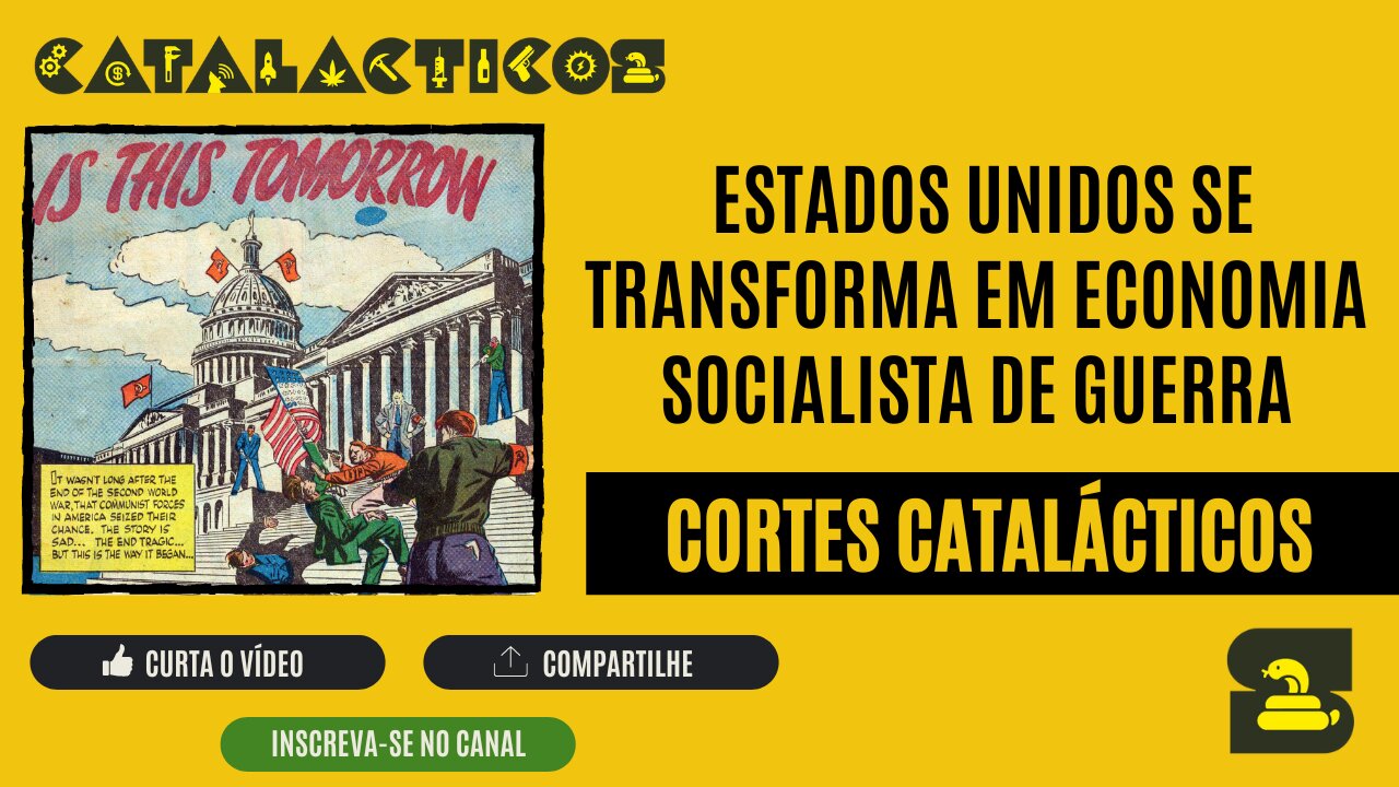 [CORTES] ESTADOS UNIDOS se TRANSFORMA em ECONOMIA SOCIALISTA DE GUERRA