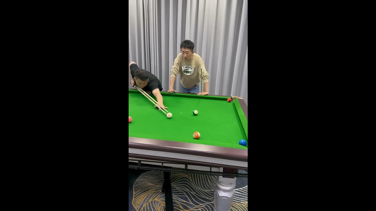 a funny billiards video with a million views .