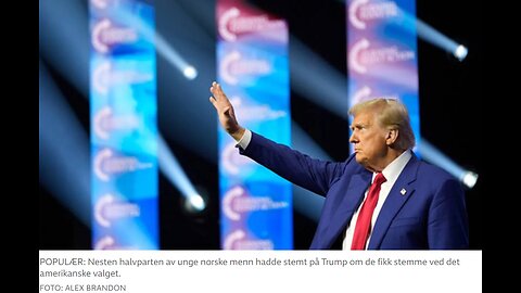 25 oktober 2024: Unga norrmän stödjer Trump.