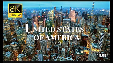 Cities of United States of America 8K ULTRA HD 60FPS Drone Video in