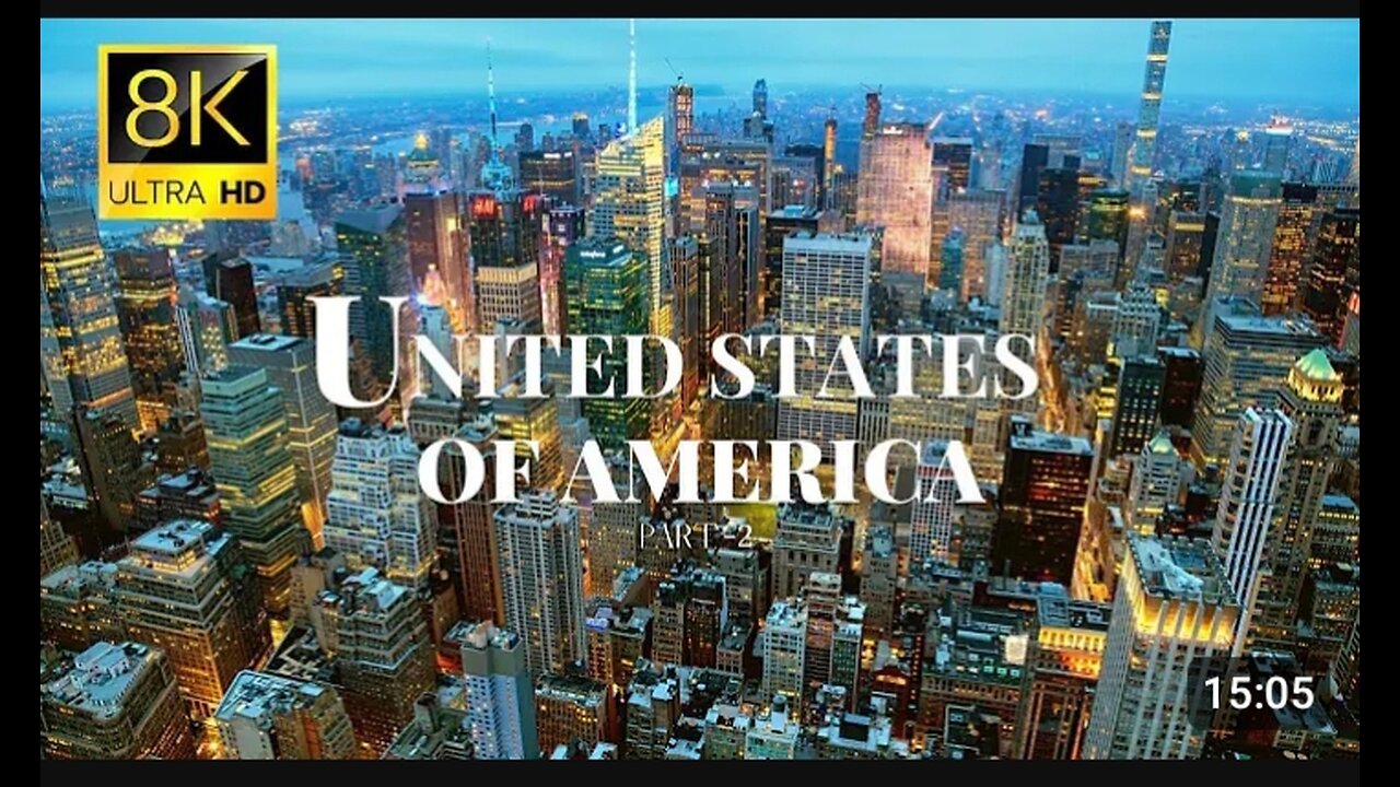 Cities of United States of America 8K ULTRA HD 60FPS Drone Video in
