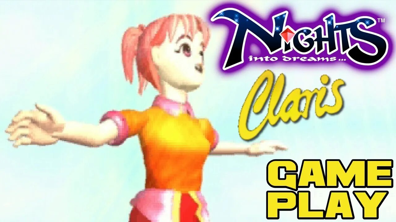 🎮👾🕹 NiGHTS Into Dreams... - Claris Gameplay - Sega Saturn 🕹👾🎮 😎Benjamillion