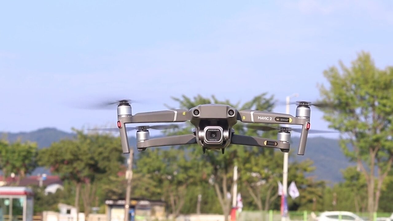 Drone in air