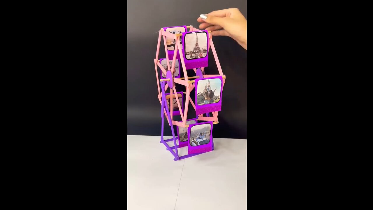 Ferris Wheel with popsicle sticks 💡💖