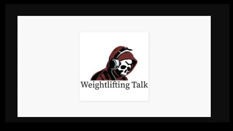 Weightlifting Talk INTRO