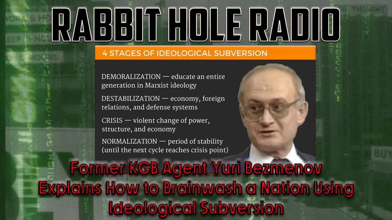 Former KGB Agent Yuri Bezmenov Explains How to Brainwash a Nation Using Ideological Subversion