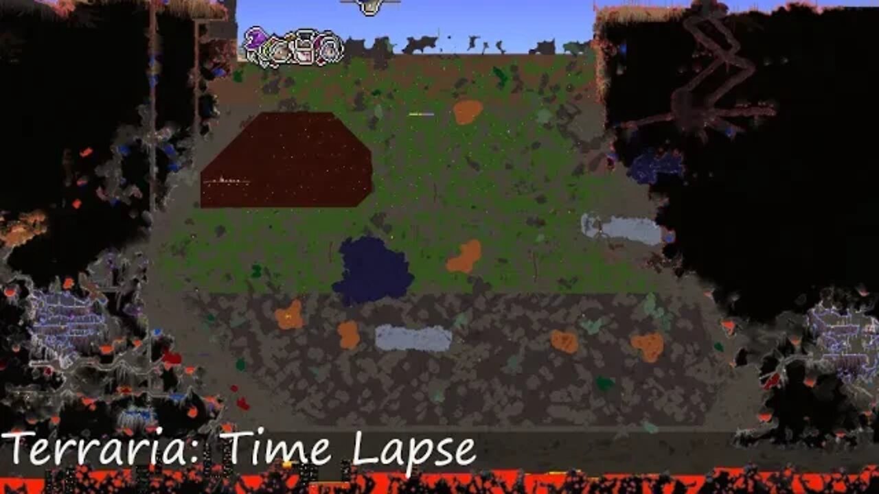 Terraria Time Lapse Destroying A Whole Jungle Biome