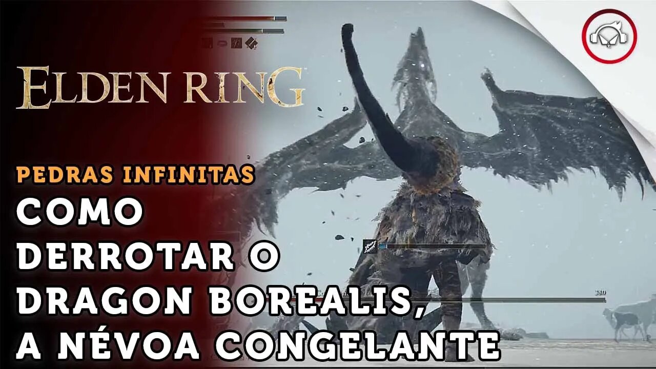 Elden Ring, Boss Fight, Como derrotar o Dragão Borealis, a Névoa Congelante | super dica PT-BR