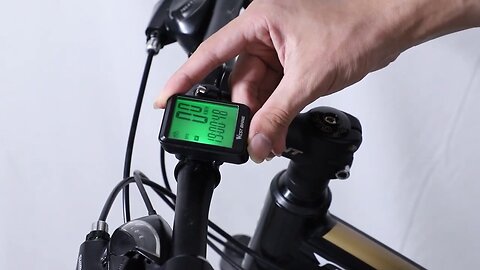 Bike Computer Wireless Wired LCD Digital Bike Speedometer Odometer with Backlight